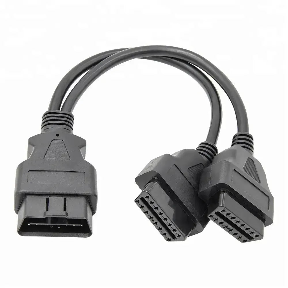 16-pins OBD2 Extension and Splitter Cable 2-piece (30 cm) | Interface