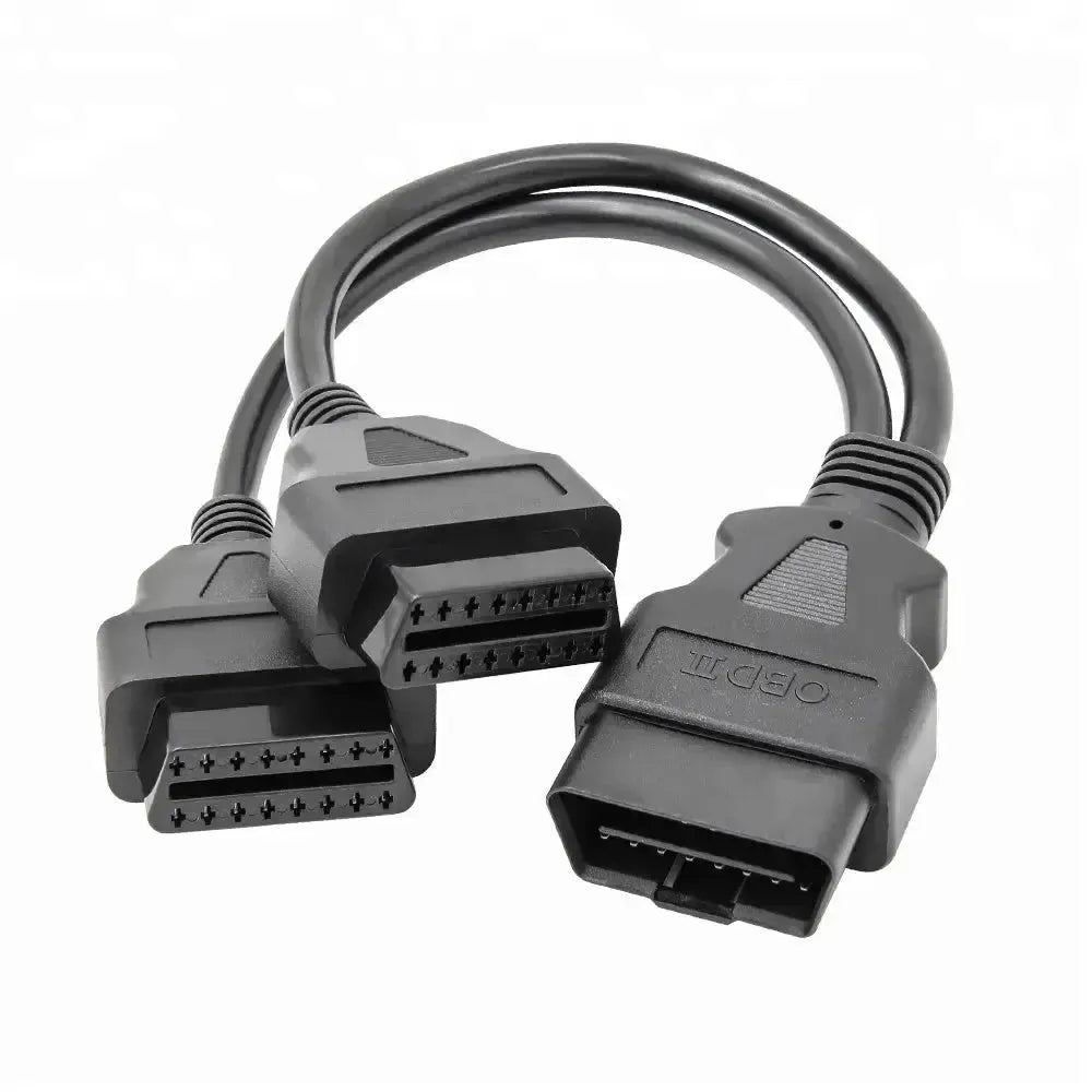 16-pins OBD2 Extension and Splitter Cable 2-piece (30 cm) | Interface