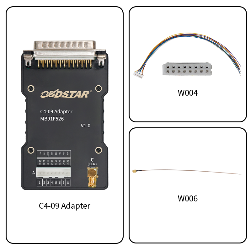 OBDSTAR (C4-09) | Adapterkit (MB91F526) | Accessories