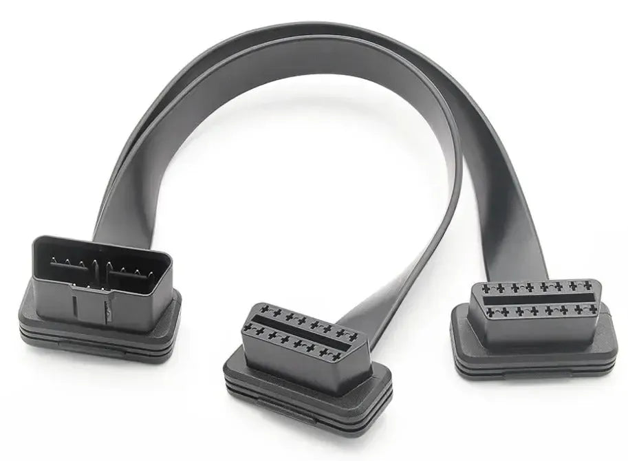 16-pins OBD2 board extension and splitter cable 2-piece (30 cm) | interface