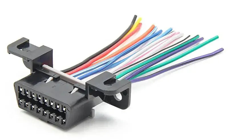 16-pins OBD2 Port (Female) with 16 Open End Cables (10 cm) | Accessories