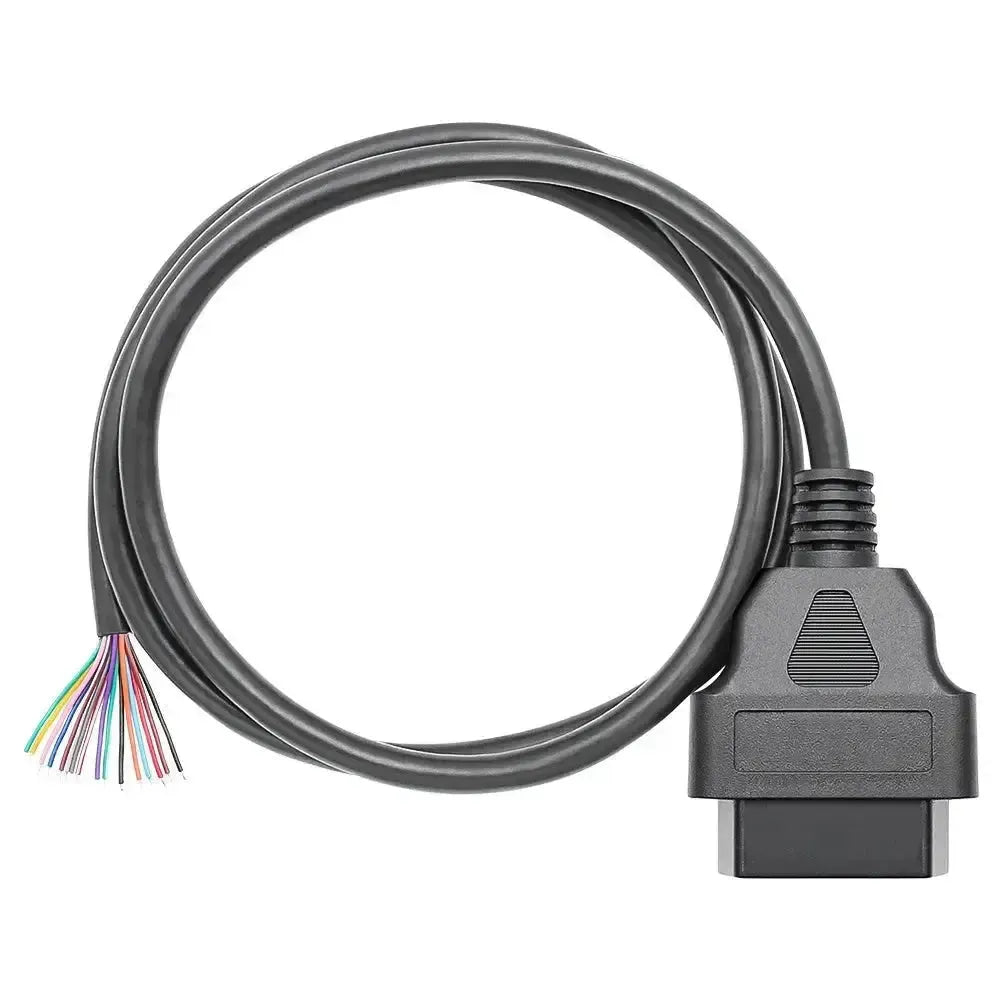 16-pins OBD2 Port (Female) with 16 Open End Cables – 100 cm