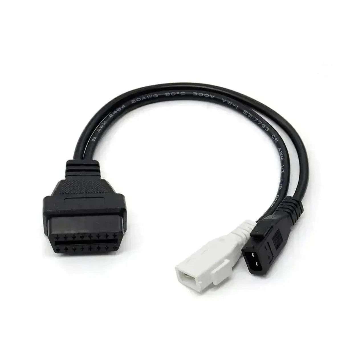 Audi/Seat/Skoda/Volkswagen 2+2-pins OBD1 – 16-pins OBD2 Adapter Cable | Passenger Car