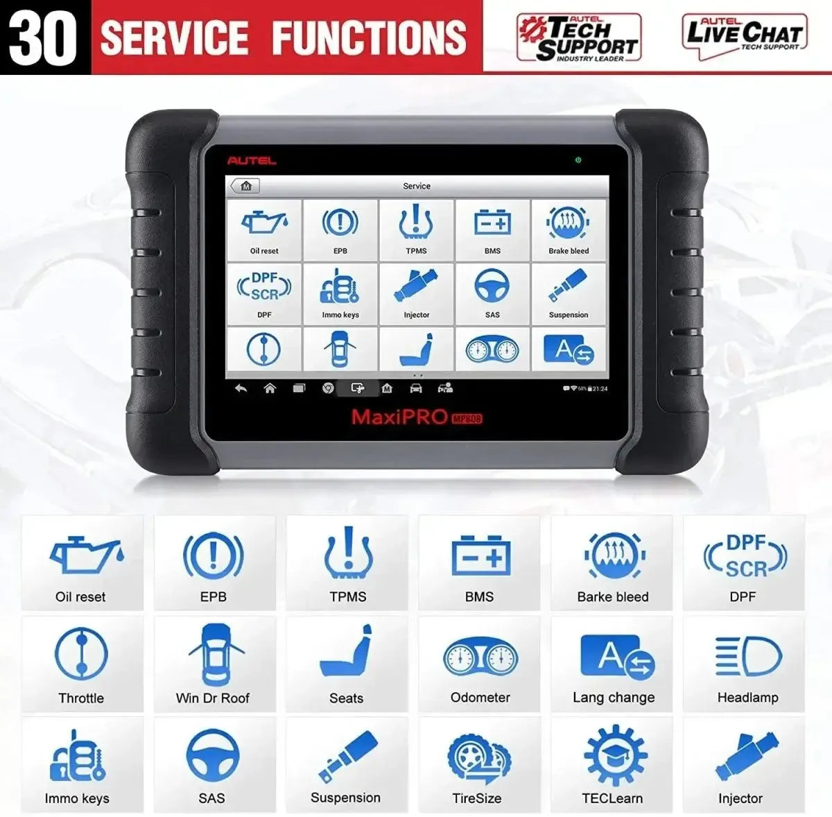 Autel MaxiPro MP808S Car Diagnostic Tool