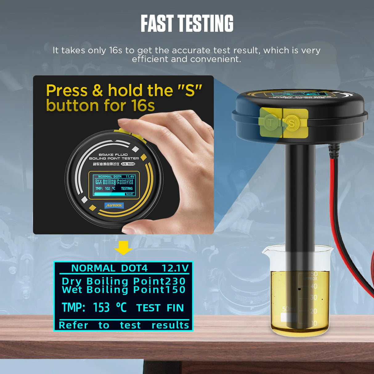 Autool AS506 | Brake Fluid Tester