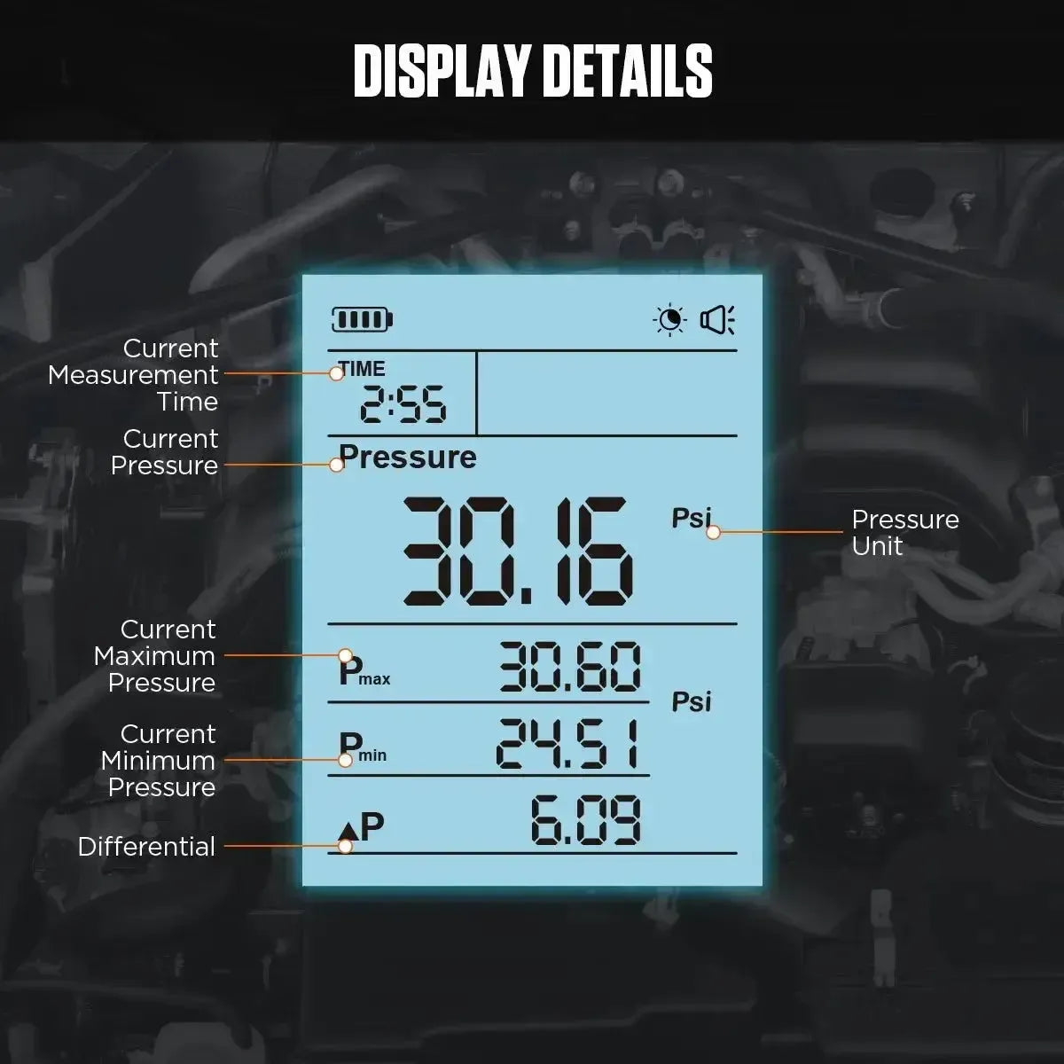 Autool PT630 | Fuel Pressure Tester
