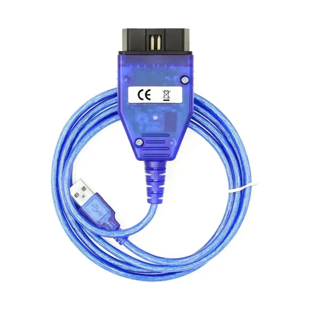 BMW K+DCAN OBD2 - USB Switch Interface Cable Blue