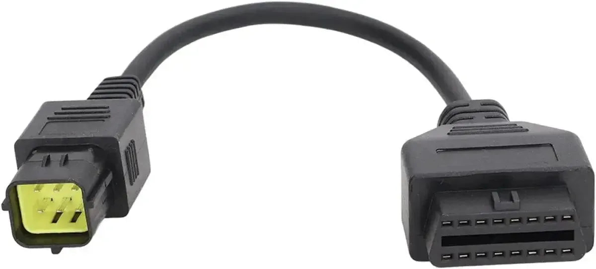 Husqvarna 6-pin to 16-pin OBD2 adapter cable – Motorcycle
