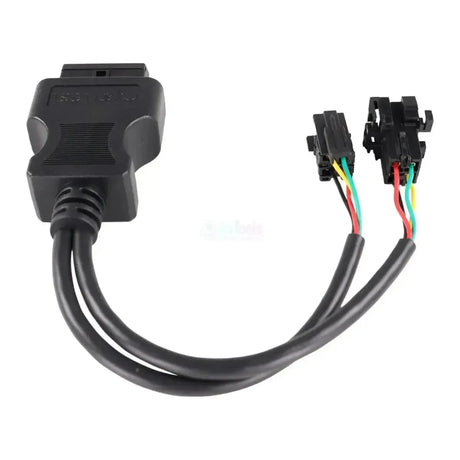 Jaltest (JDC304A) | Wabco (ATC/MTS) 4+4-pins OBD - 16-pins OBD2 Adapter Cable | Bus