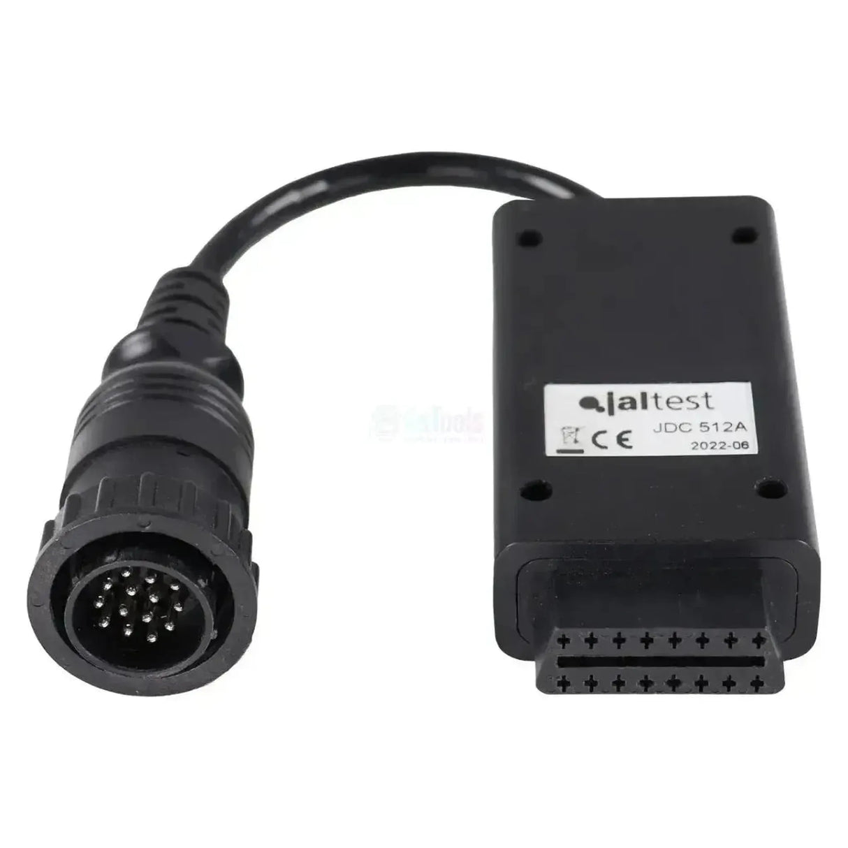 Jaltest (JDC512A) | Deutz-Fahr/Same/Lamborghini 14-pins OBD - 16-pins OBD2 Adapter Cable | Agricultural Vehicle