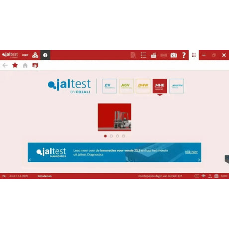 Jaltest MHE (Material Handling Equipment) Diagnostic Tool