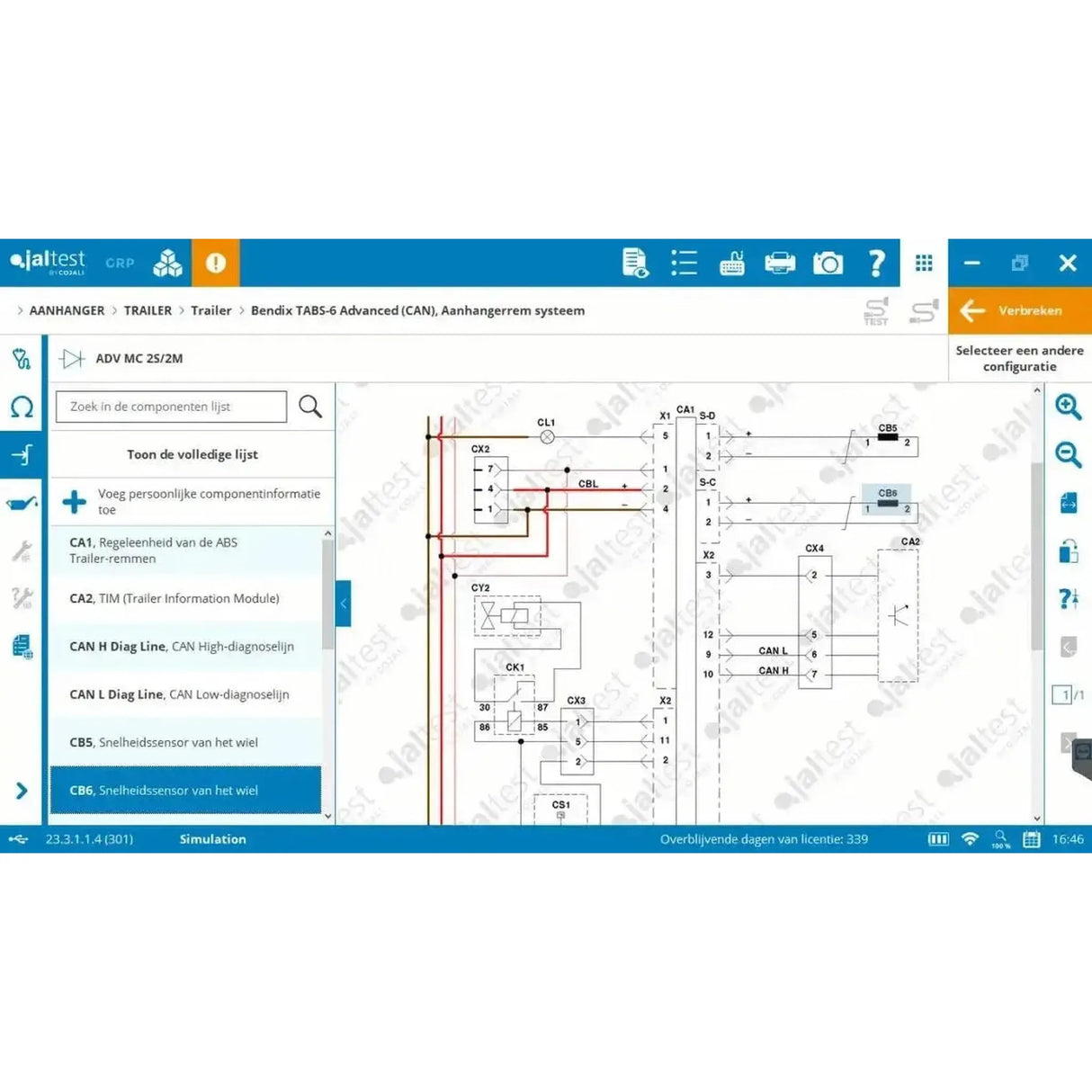 Jaltest Trailer Diagnostic Tool