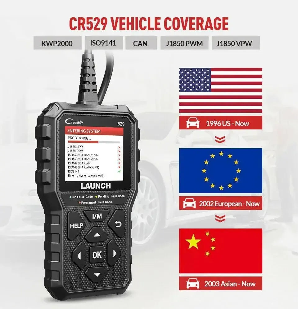 Launch Creader CR529 Car Fault Code Reader