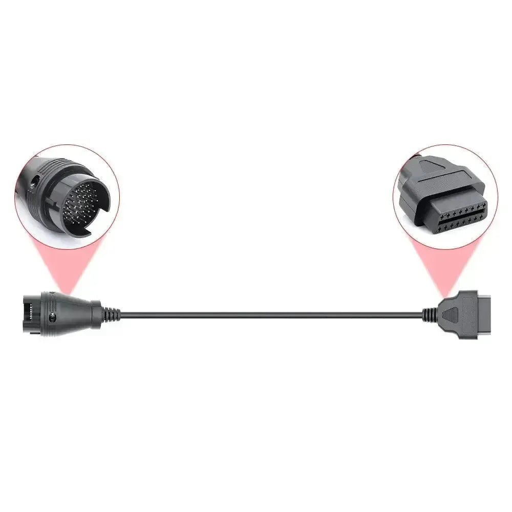 Mercedes 38-pins OBD1 – 16-pins OBD2 Adapter Cable | Personenauto