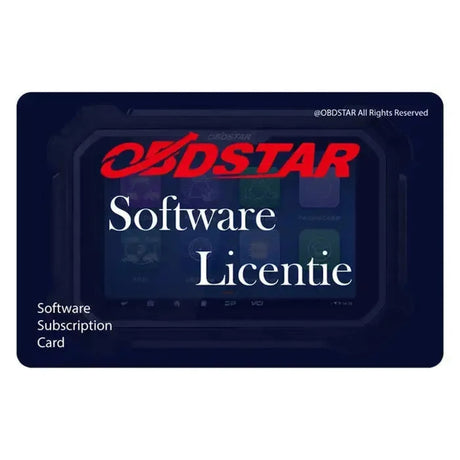 OBDSTAR ECU Master software-licentie