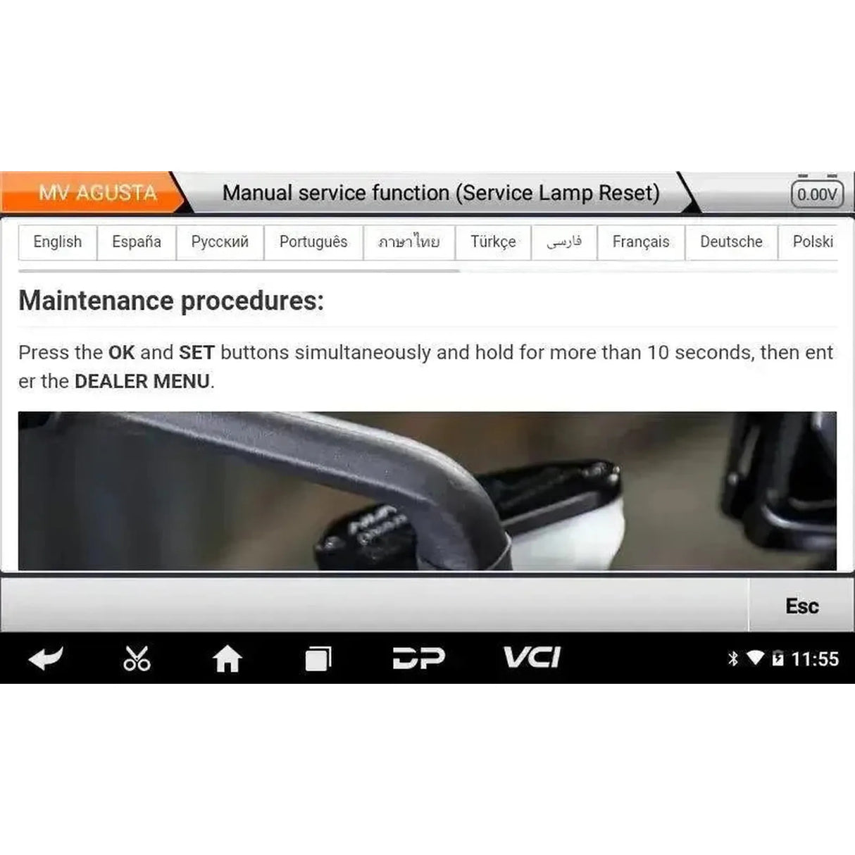 OBDSTAR IScan MV Agusta | Diagnostic Tool | Motorcycle
