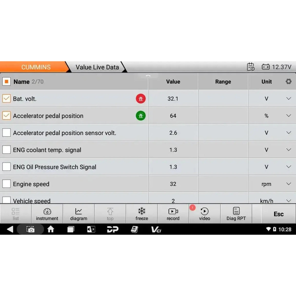 OBDSTAR IScan Pro Cummins (Marine) | Diagnostic Tool | Motorboat
