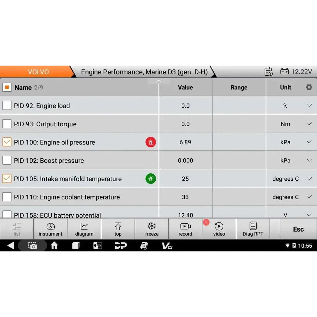 OBDSTAR IScan Pro Volvo (Marine) | Diagnostic Tool | Motorboat