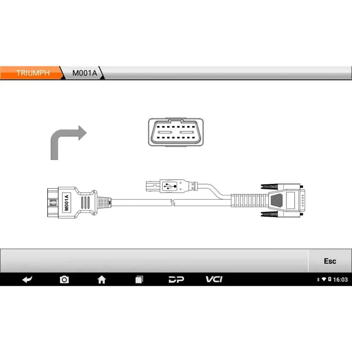OBDSTAR IScan Triumph | Diagnostic Tool | Motorcycle