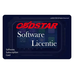 OBDSTAR ECU Master Configuratie A Update-licentie