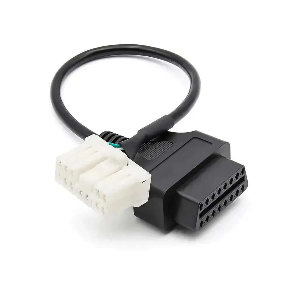 Tesla 12-pin to 16-pin OBD2 adapter cable – passenger car