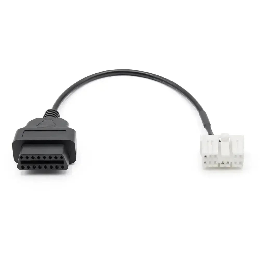 Tesla 12-pin to 16-pin OBD2 adapter cable – passenger car