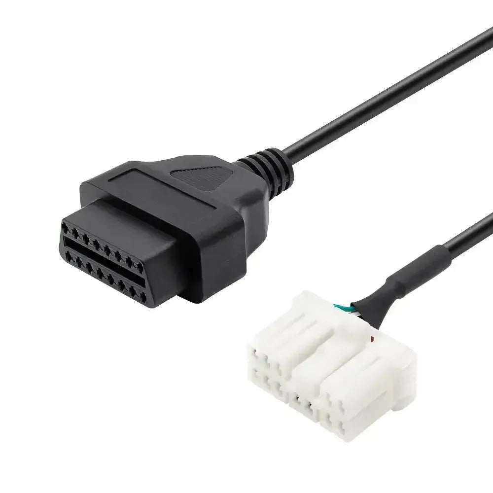 Tesla 12-pin to 16-pin OBD2 adapter cable – passenger car
