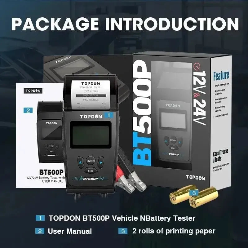 Topdon BT500P Battery Tester