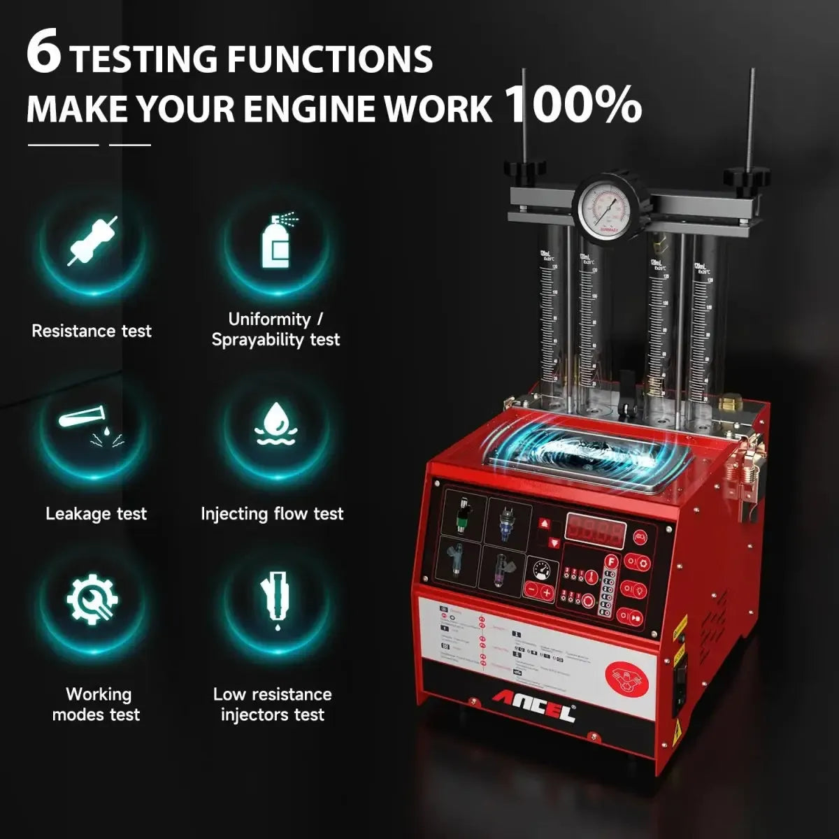 Ancel AJ400 Gasoline Injector Tester