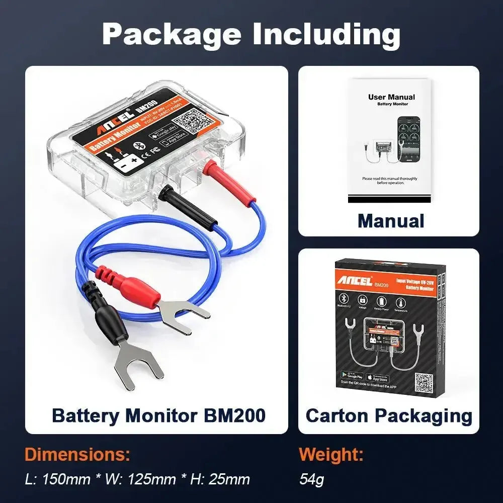 Ancel BM200 Battery Capacity Monitor