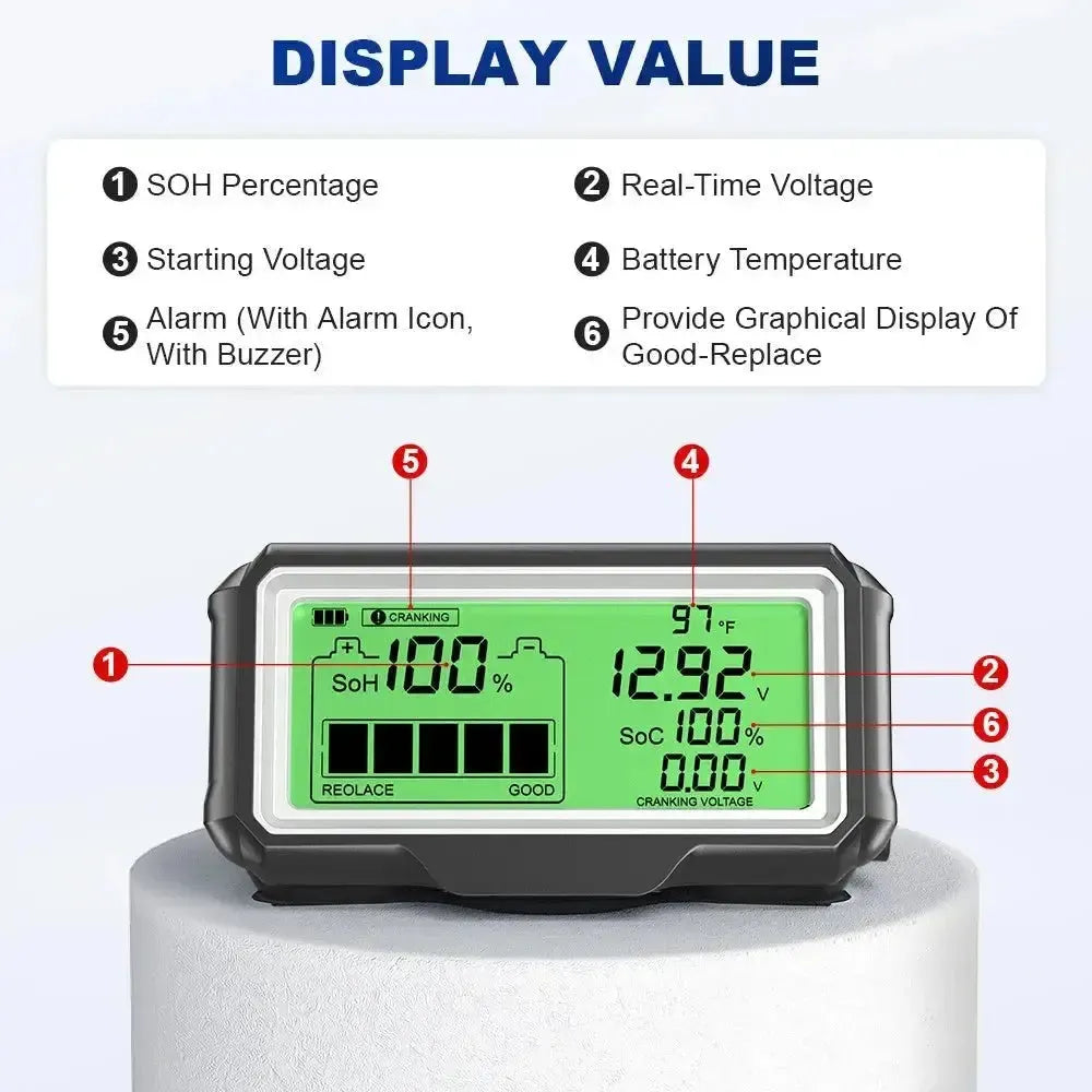 Ancel BM200 Pro Battery Capacity Monitor