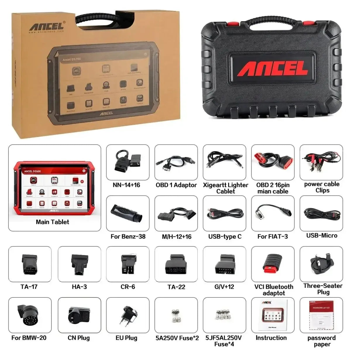 Ancel DS600 Car Diagnostic Tool
