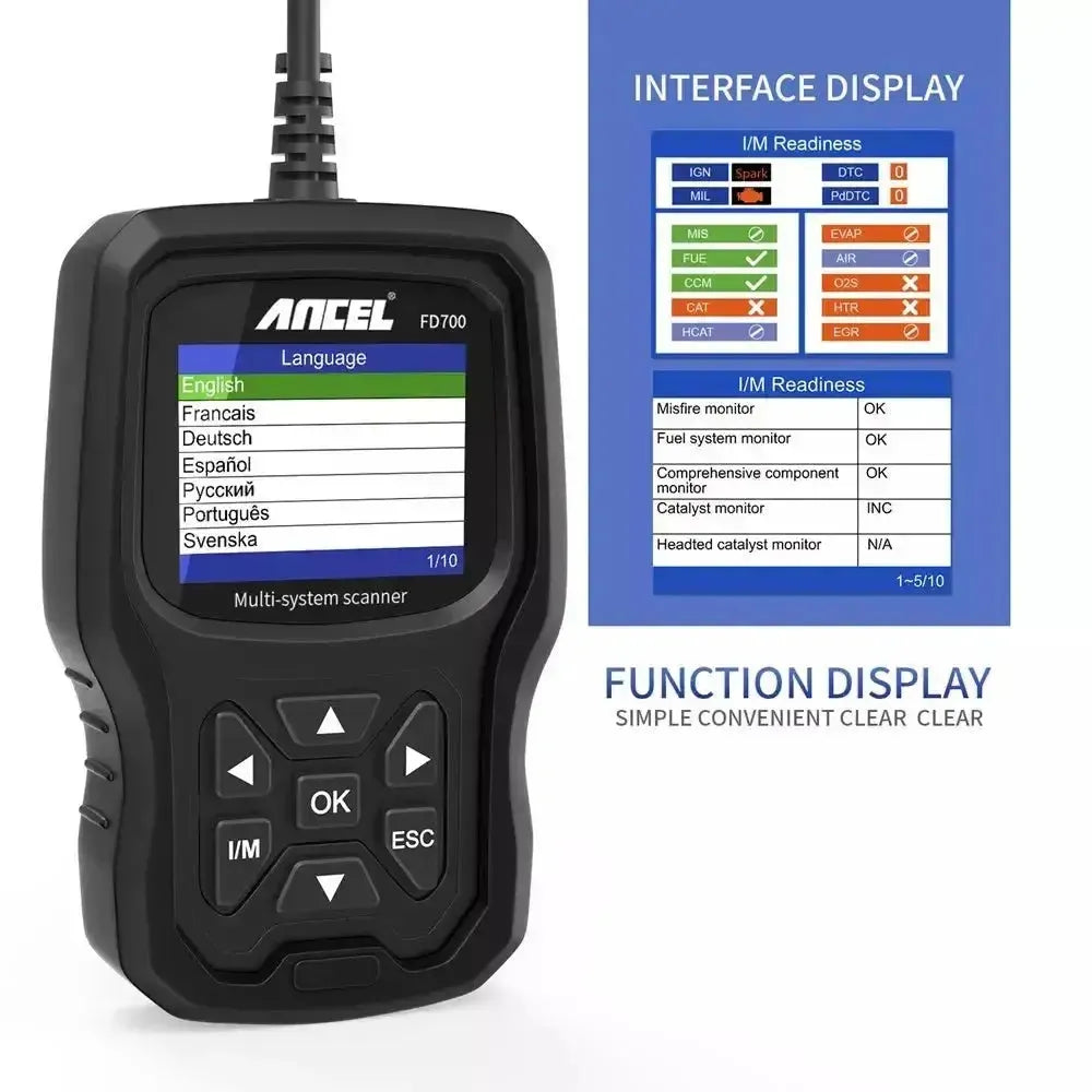 Ancel FD700 Car Diagnostic Tool