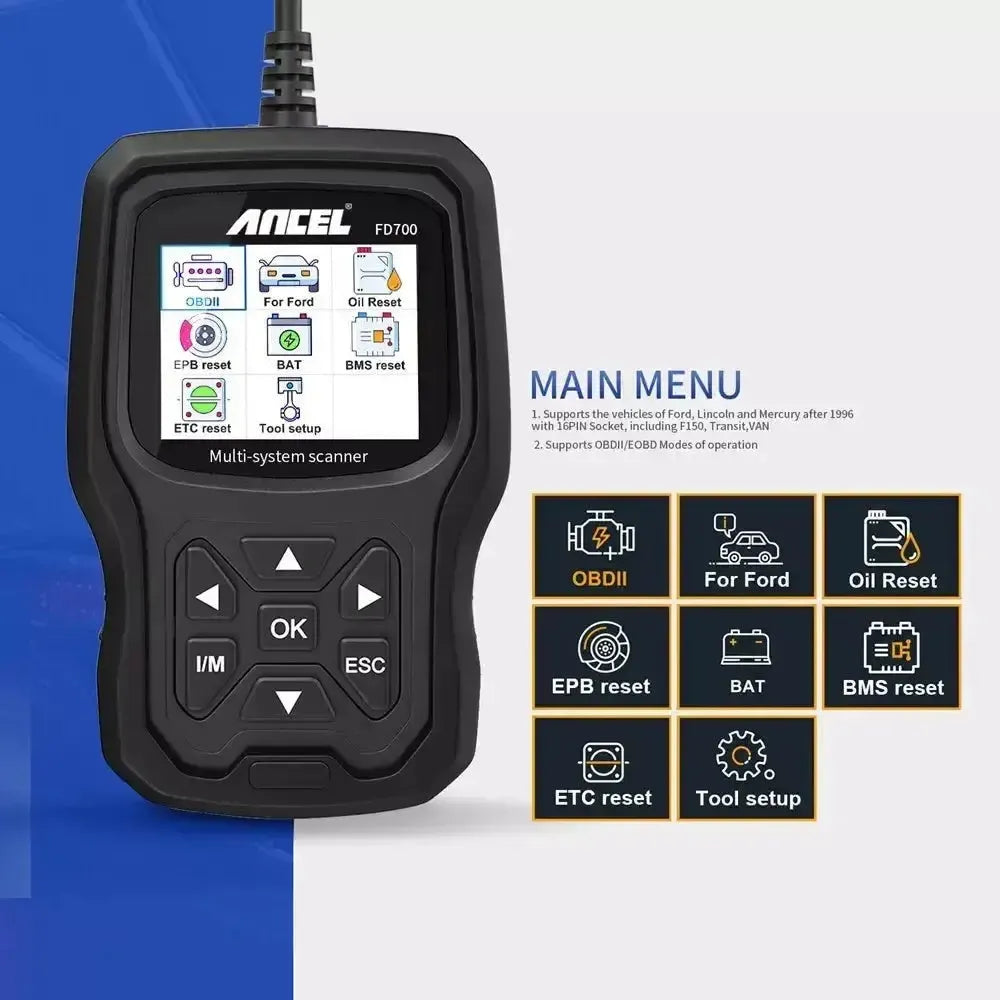 Ancel FD700 Car Diagnostic Tool