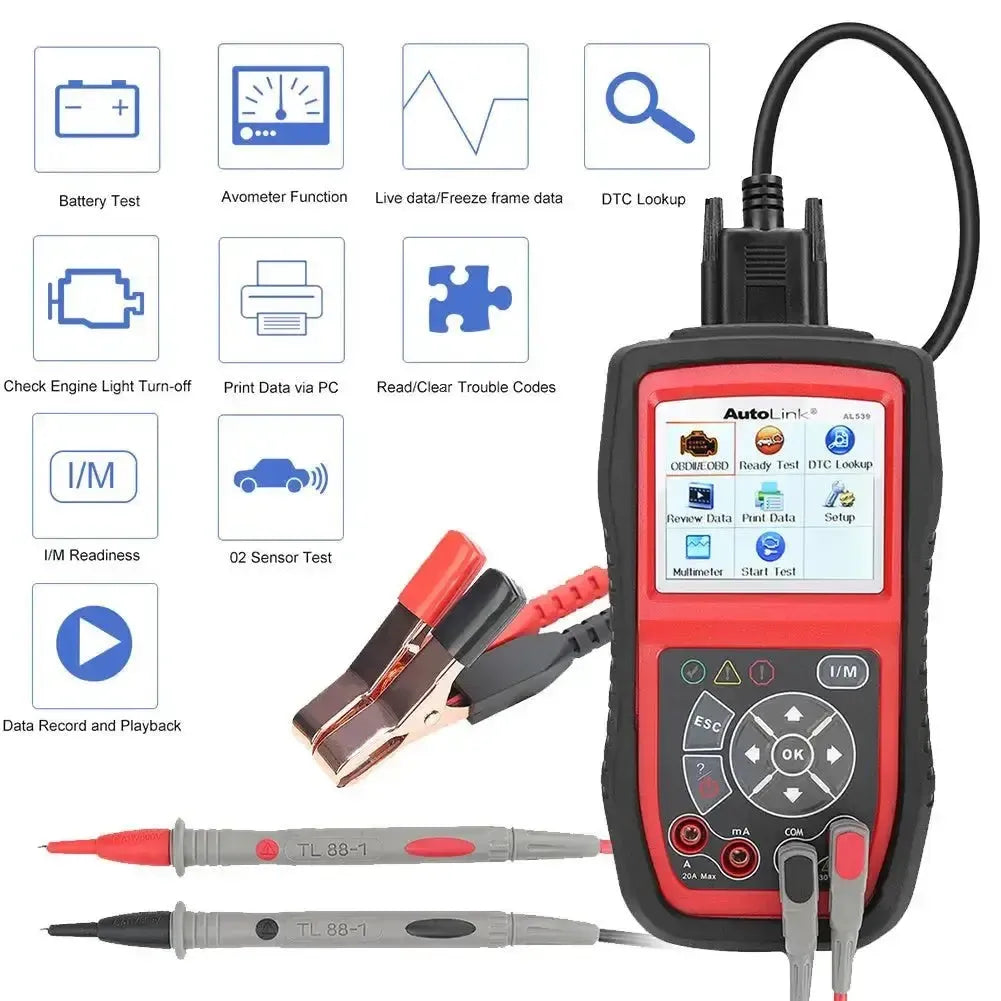 Autel AutoLink AL539B Fault Code Reader/Multimeter