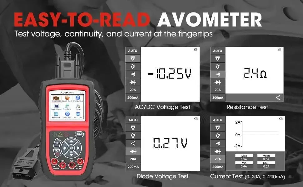 Autel AutoLink AL539B Fault Code Reader/Multimeter