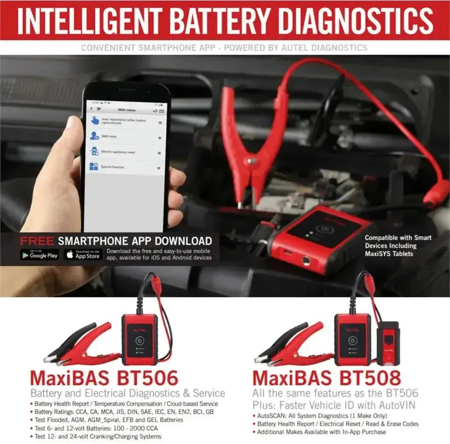 Autel MaxiBas BT506 Battery Tester