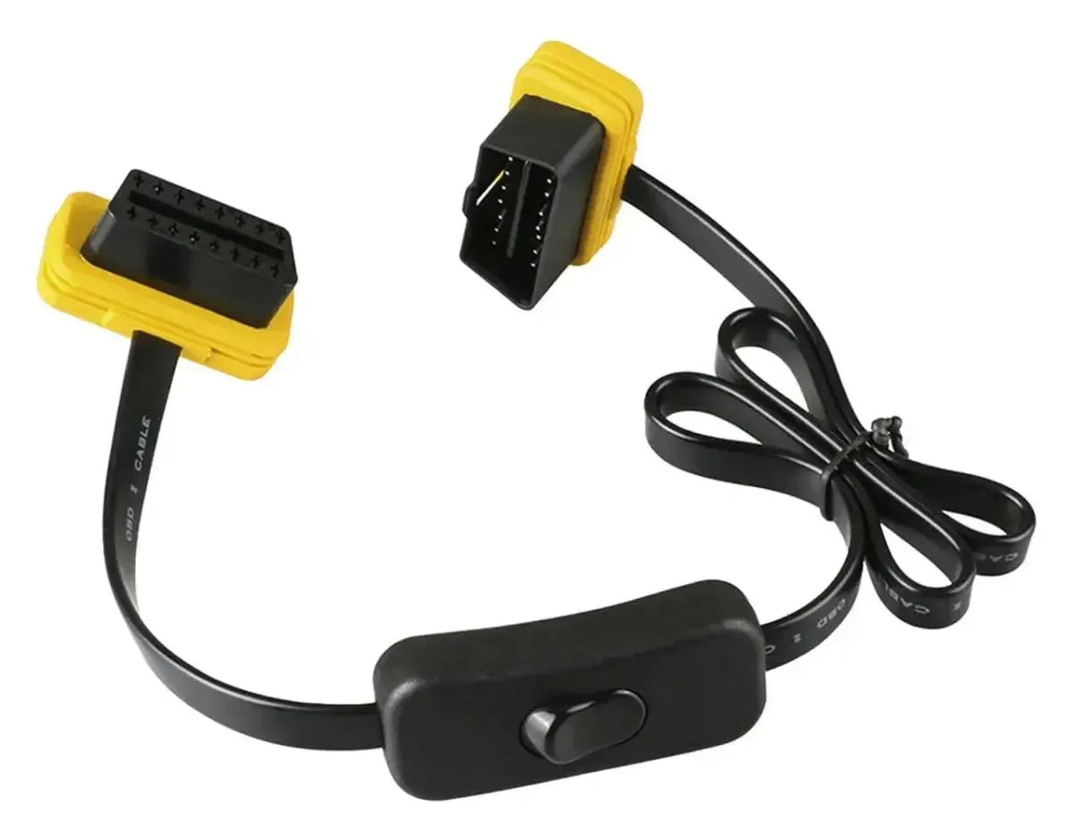 Autool 16 Pins OBD2 Plate Switch Extension Cable 60 cm