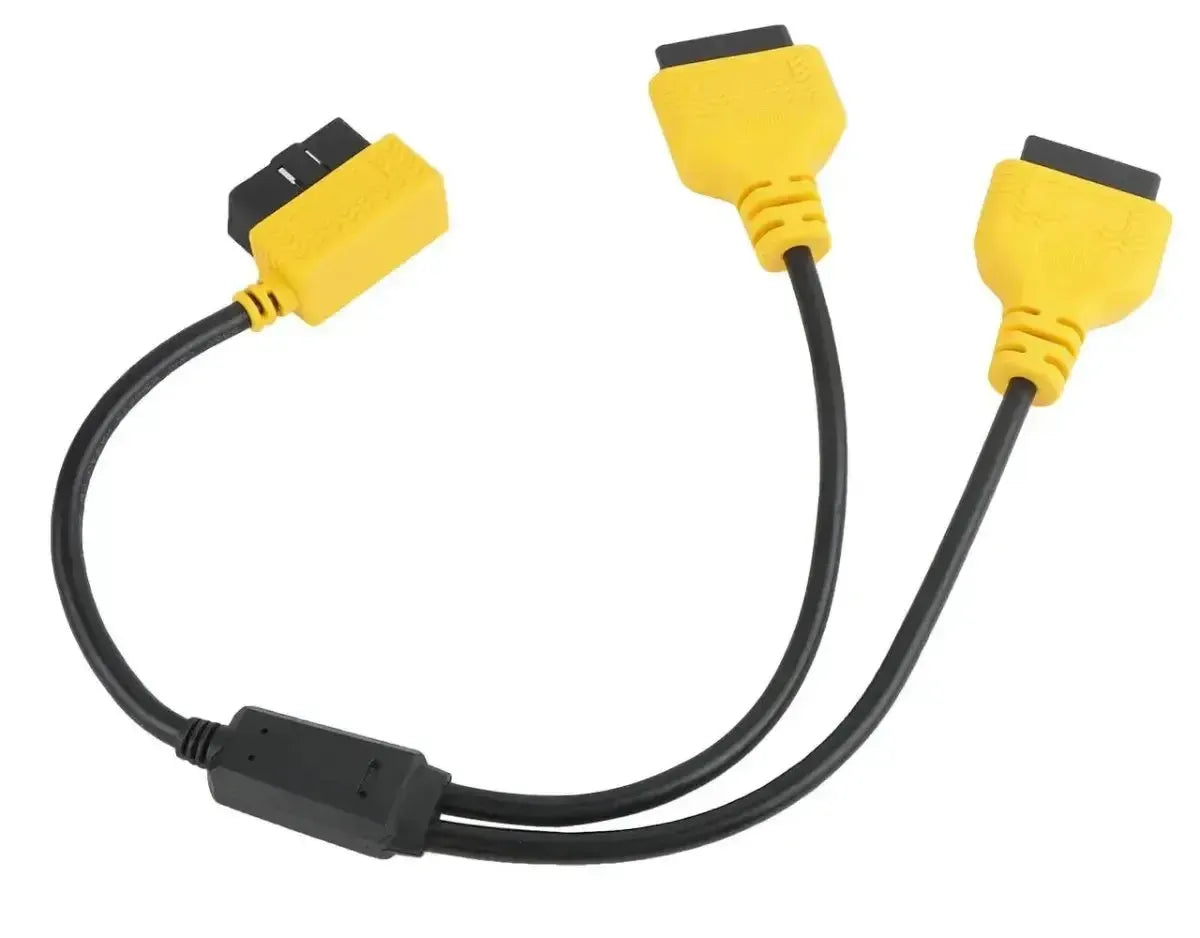 Autool 16 Pins OBD2 Extension Splitter Cable 2-Piece 50 cm