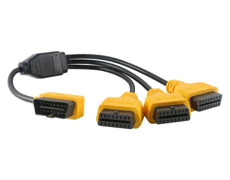Autool 16 Pins OBD2 Extension Splitter Cable 3-Piece 50 cm