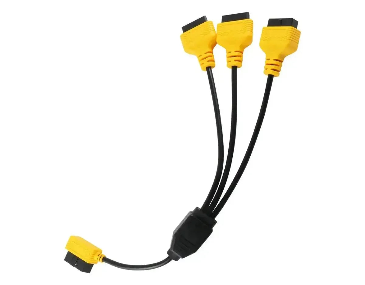 Autool 16 Pins OBD2 Extension Splitter Cable 3-Piece 50 cm