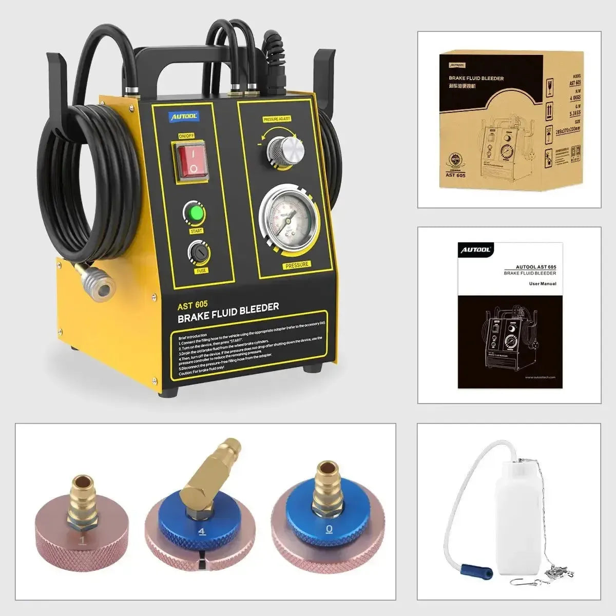 Autool AST605 Brake Bleeder