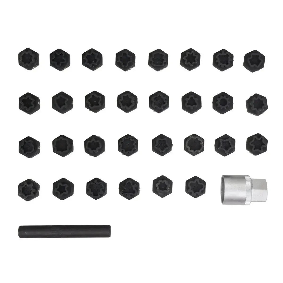 Autool Mercedes Anti-Theft Lock Bolt Socket Set 32-Piece