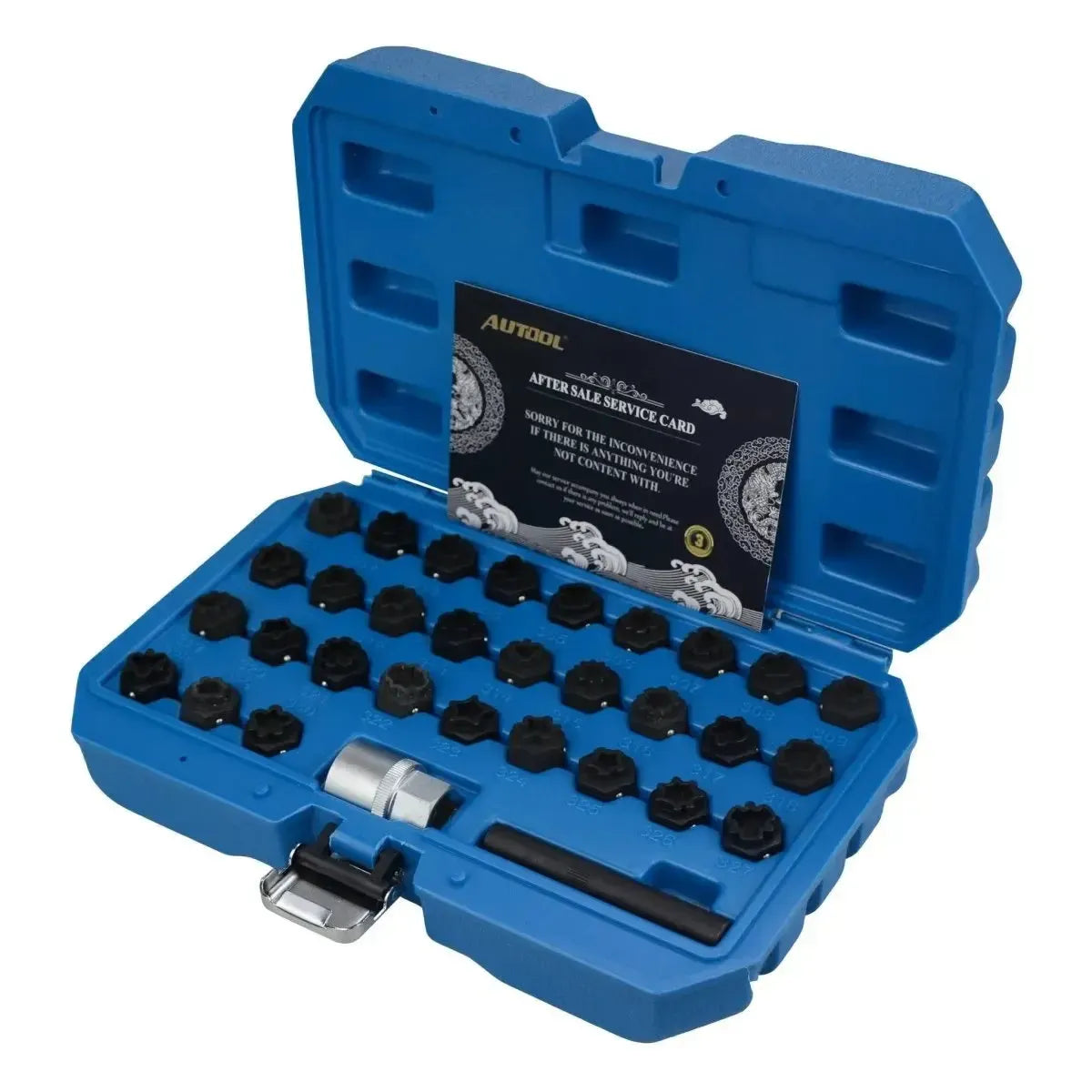 Autool Mercedes Anti-Theft Lock Bolt Socket Set 32-Piece