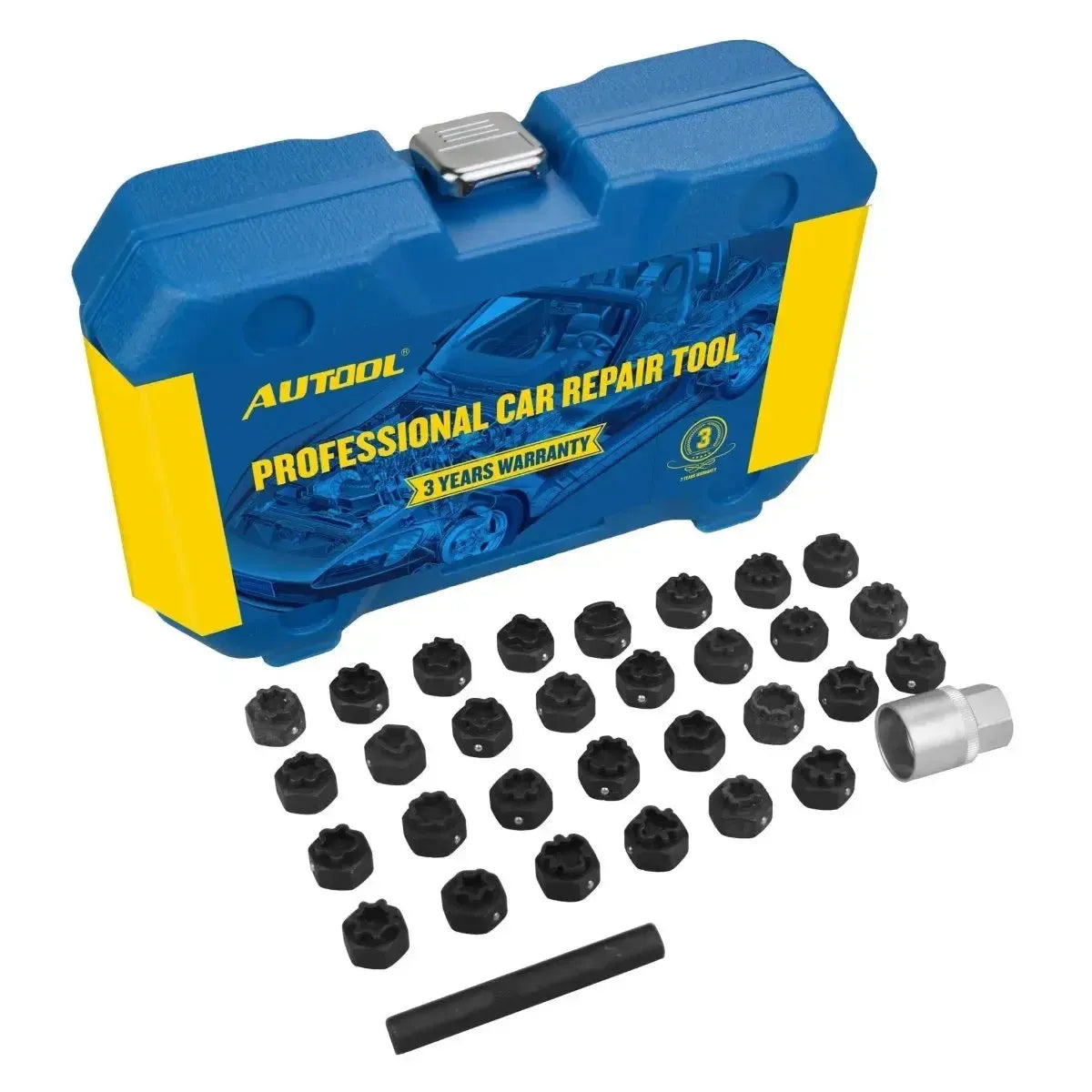 Autool Mercedes Anti-Theft Lock Bolt Socket Set 32-Piece