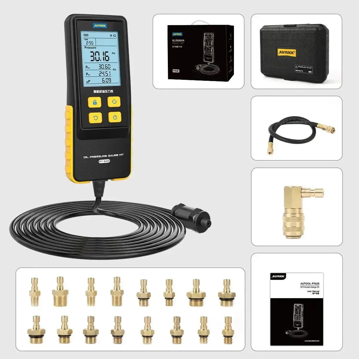Autool PT620 Oil Pressure Tester