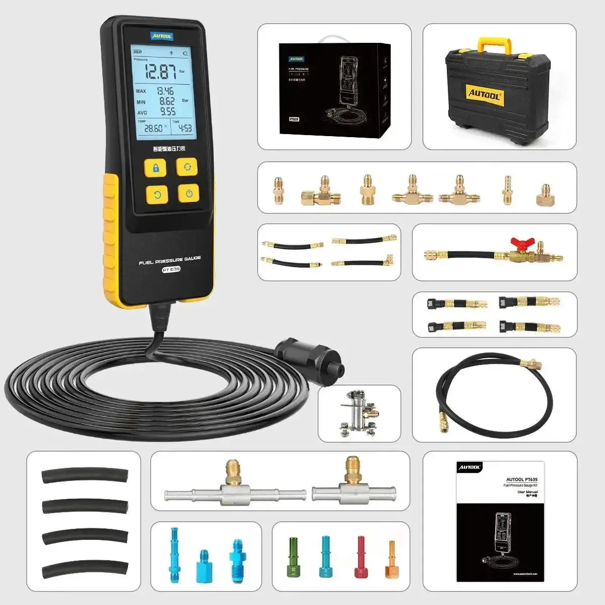 Autool PT635 Fuel Pressure Tester