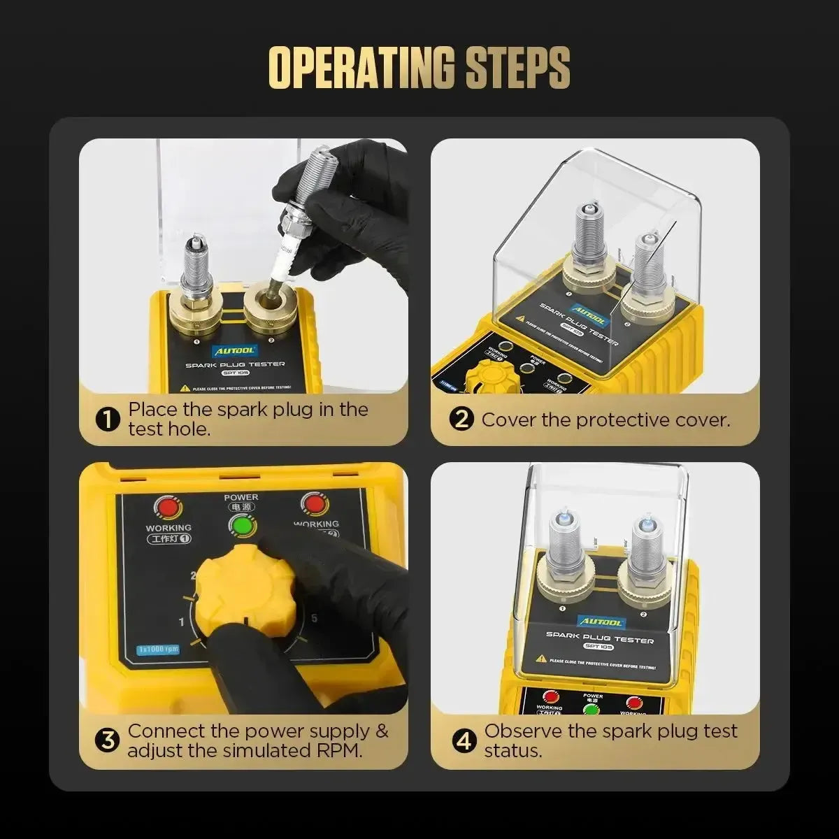 Autool SPT105 Spark Plug Tester