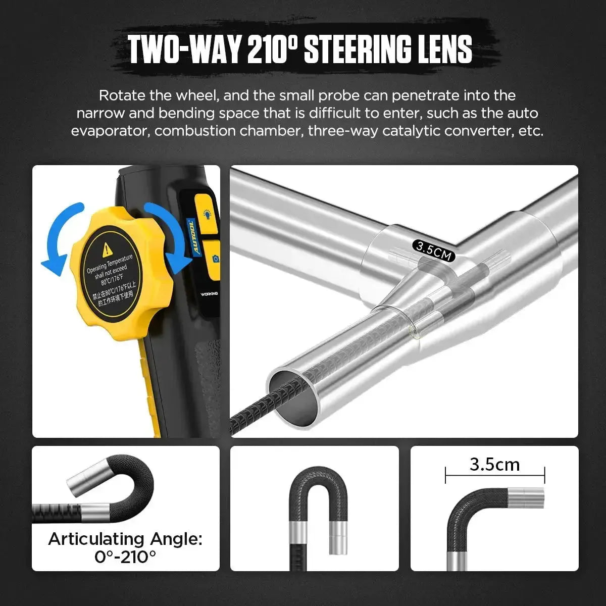Autool SVB302 Inspection Camera 6.35 mm
