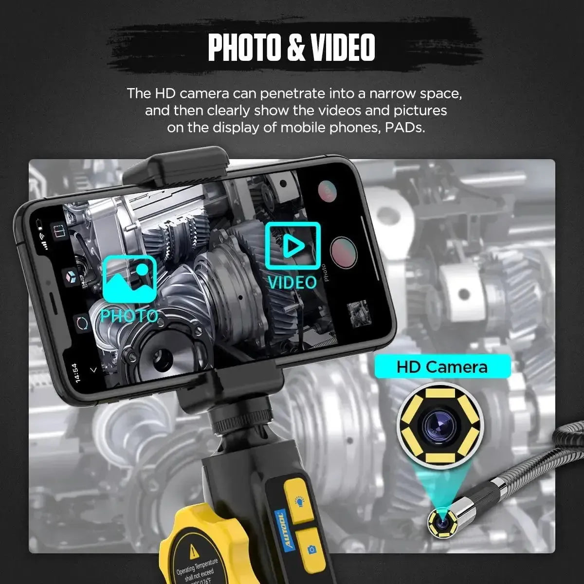 Autool SVB302 Inspection Camera 6.35 mm